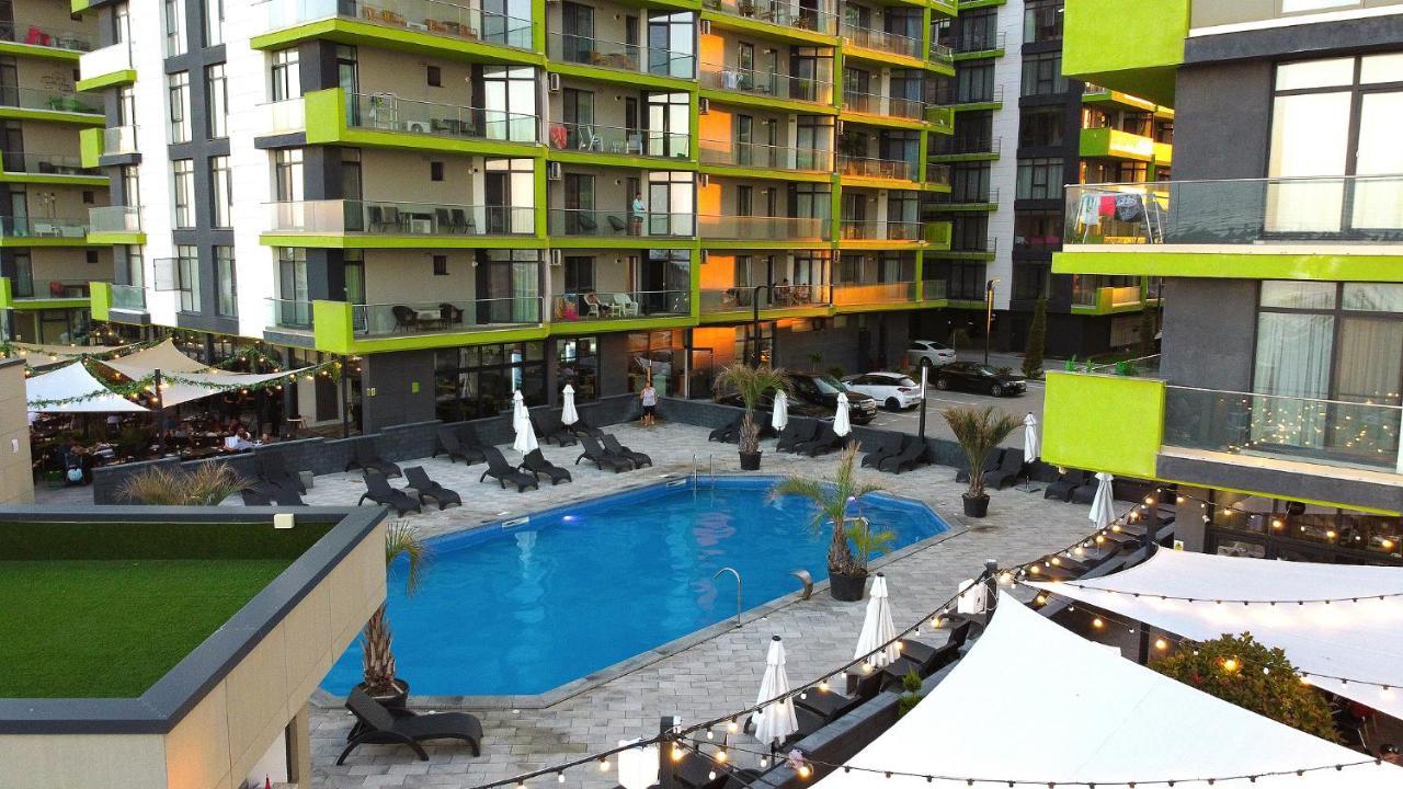 Paradise Sea View 2Bd Apt Spa N Pools Beach Resort Năvodari Eksteriør bilde